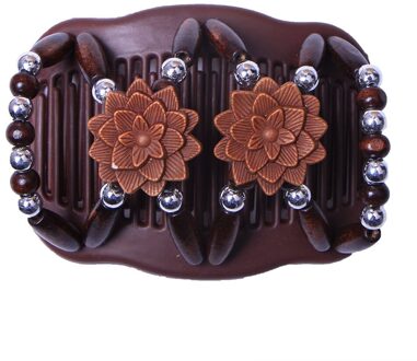 Vintage Elastische Haarspeld Stretch Haar Kam Sales Kralen Haar Magic Kam Clip Kralen Pin Dames Haaraccessoires 4