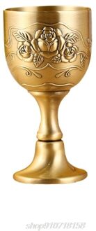 Vintage Europese Antieke Bronzen Handmade3D Carving Wijnglas Creatieve Witte Wijn Home Russische Beker Wijn Beker A22 21