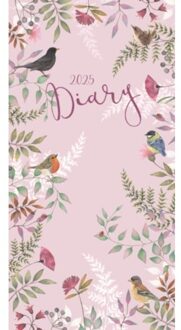 Vintage Garden Floral Deluxe Slim Diary 2025 - Calendars, Carousel