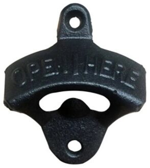 Vintage Gietijzer Muur Gemonteerde Flesopener Bier Keuken Accessoires Dro'p