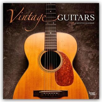 Vintage Guitars - Vintage-Gitarren 2026 - 16-Monatskalender - Browntrout Wandkalender - Browntrout Publishers