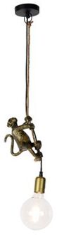 Vintage hanglamp goud - Animal Monkey