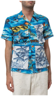 Vintage Hawaï Overhemd Myar , Blue , Heren - M,S