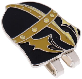 Vintage Helm Legering Golfbal Marker Met Magnetische Hoed Clip Golf Accessoire