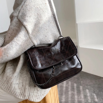 Vintage High capacity Tote bag 2020 Fashion New High quality PU Leather Women's Designer Handbag Chain Shoulder Messenger Bag