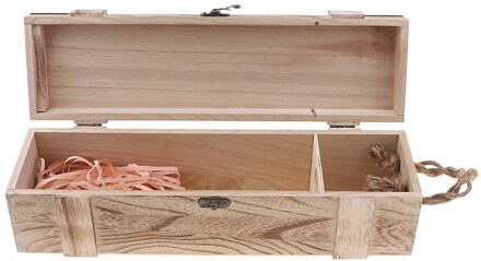 Vintage Houten Wijn Opbergdoos Geschenkdoos Algemene Purpose Wijn Verpakking Doos Vintage Houten Storage Case
