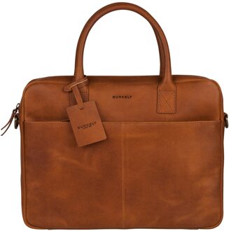 Vintage Jack Aktetas - 13,3 inch Laptoptas - Cognac