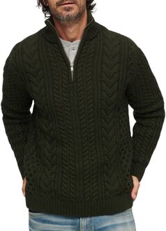 Vintage Jacob Henley Trui Heren groen - XL