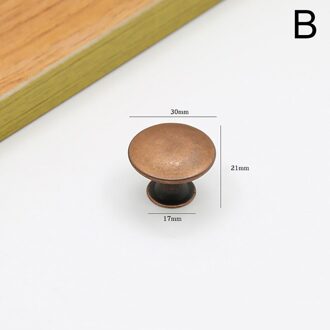 Vintage Kast Lade Deurknoppen Ronde Kast Deurklink Retro Portiergrepen Lade Knoppen Home Hardware Kledingkast Pull B