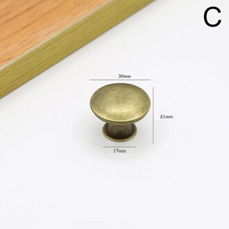 Vintage Kast Lade Deurknoppen Ronde Kast Deurklink Retro Portiergrepen Lade Knoppen Home Hardware Kledingkast Pull C