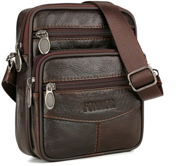 Vintage Leather Bags for Man Genuine Leather Crossbody Bag Men Casual Single Shoulder Bag Male Small Men's Messenger Bags