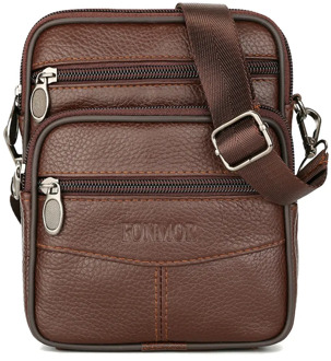 Vintage Leather Bags for Man Genuine Leather Crossbody Bag Men Casual Single Shoulder Bag Male Small Men's Messenger Bagsbackpac