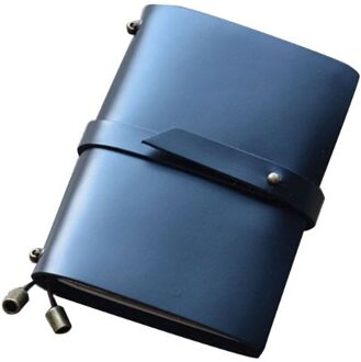 Vintage Leather Travel Journal Notebook Dagboek Reliëf Gesneden Notepad Schetsboek Section D