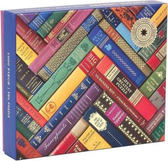 Vintage Library Foil Stamped Puzzle (1000 Piece) -   (ISBN: 9780735353268)