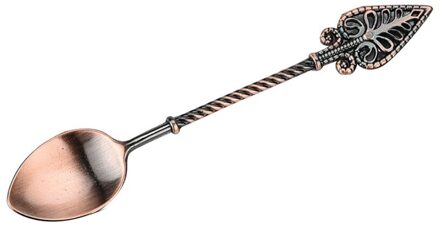 Vintage Lichtmetalen Koffie Lepel Retro Koffie Lepel Suiker Thee Dessert Cake Bestek Keuken Servies Suiker Schedel Lepels Theelepels