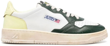 Vintage Low Leren Sneakers Autry , Multicolor , Heren - 39 Eu,44 Eu,43 Eu,42 Eu,40 Eu,41 EU