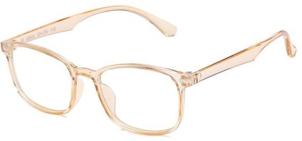 Vintage Mannen Bril Voor Vrouwelijke Computer Brillen Pc Frame Anti-Blauw Licht Voor Vrouwen Oculos Feminino Roze Optische Bril a0028 bruinen