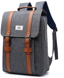 Vintage Mannen Vrouwen Canvas Rugzakken Schooltassen Voor Tieners Jongens Meisjes Grote Capaciteit Laptop Rugzak Mode Mannen Rugzak 03