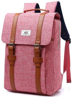 Vintage Mannen Vrouwen Canvas Rugzakken Schooltassen Voor Tieners Jongens Meisjes Grote Capaciteit Laptop Rugzak Mode Mannen Rugzak 04