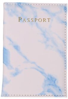 Vintage Marmeren Paspoorthouder Id Cover Vrouwen Mannen Draagbare Bankkaart Paspoort Business Pu Leather Wallet Case 20x14cm