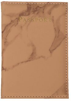 Vintage Marmeren Paspoorthouder Id Cover Vrouwen Mannen Draagbare Bankkaart Paspoort Business Pu Leather Wallet Case 20x14cm