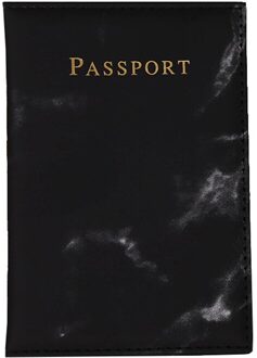 Vintage Marmeren Paspoorthouder Id Cover Vrouwen Mannen Draagbare Bankkaart Paspoort Business Pu Leather Wallet Case 20x14cm