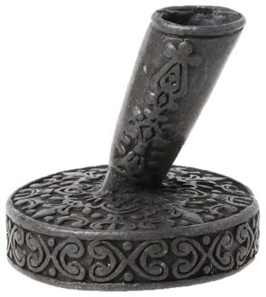 Vintage Metalen Ronde Inbrengen Pen Houder Voor Feather Quill Dip Pennen School Kantoorbenodigdheden Briefpapier Student R91A