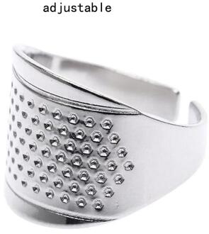Vintage Metalen Vinger Protector Antiek Vingerhoed Ring Handworking Naald Vingerhoed Naalden Craft Huishoudelijke Diy Naaien Accessoires zilver