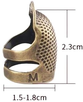Vintage Metalen Vinger Protector Antiek Vingerhoed Ring Handworking Naald Vingerhoed Naalden Craft Huishoudelijke Diy Naaien Accessoires