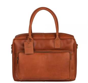 Vintage Mitch Worker Schoudertas Cognac 792122 Bruin