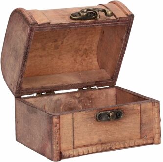 Vintage opbergkistje 11 cm - Opbergkisten Multikleur