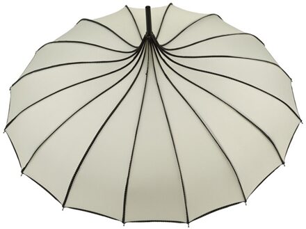 Vintage Pagode Paraplu Bridal Wedding Party Zon Regen Uv Beschermende Paraplu Woonaccessoires wit