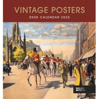 Vintage Posters, National Railway Museum Easel Desk Calendar 2025 - Calendars, Carousel
