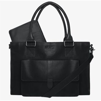 Vintage Pretty Pocket Diaper Bag black damestas luiertas Zwart - H 40 x B 29 x D 13 cm