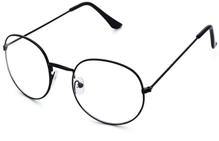 Vintage Ronde Metalen Frame Blauw Licht Blokkeren Persoonlijkheid College Style Clear Lens Bril Oogbescherming Mobiele Telefoon Game 2