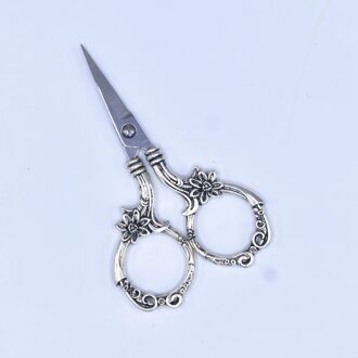 Vintage Schaar Naaien Tailor Handwerk Borduurwerk Stof Europese Retro Klassieke Antieke Craft Naaien Tool Handwerken Schaar zilver