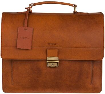 Vintage Scott Briefcase 2 Cognac 637822 Bruin