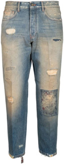 Vintage Seoul Wortel Jeans Don The Fuller , Blue , Heren - W30,W32
