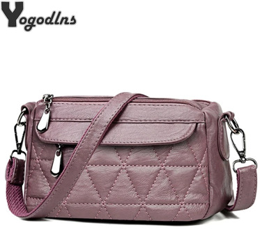 Vintage Soft PU Leather Women Shoulder Bags Luxury Designer Handbags Small Crossbody Bags for Women 2020 Messenger Bag