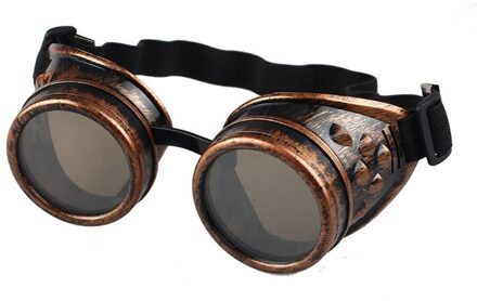 Vintage Stijl Mannen Vrouwen Lassen Punk Bril Gothic Stijl Cosplay Bril Lassen Arbeid Beschermende Bril 03