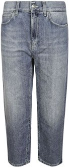 Vintage Straight Jeans Dondup , Blue , Dames - W28,W30,W26,W29