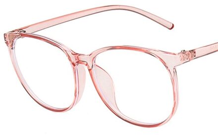 Vintage Student Transparante Computer Brilmontuur Vrouwen Mannen Ronde Eyewear Blauw Licht Helder Glazen Optische Spektakel Brillen pi