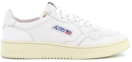 Vintage Style Low-Top Sneakers Autry , White , Heren - 39 Eu,42 Eu,46 Eu,40 Eu,45 Eu,44 Eu,43 Eu,41 Eu,47 EU