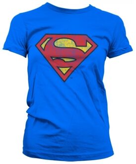 Vintage Superman logo t-shirt dames S