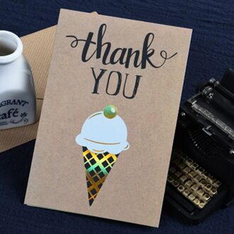 Vintage Verjaardag Kaarten Business Kraft Gelukkige Verjaardag Wenskaarten Bericht Kaarten Party thx