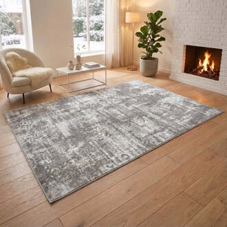 Vintage Vloerkleed Fade - Grijs 90x57cm - Polypropyleen - Dekbed-Discounter.nl