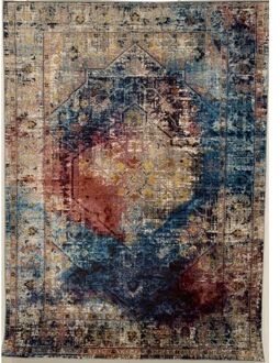 Vintage vloerkleed Heriz 133x190 cm - Multi / Blauw