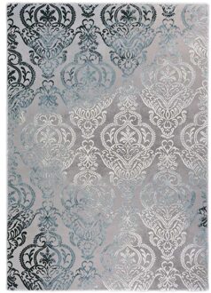 Vintage Vloerkleed Thema 23014-953 Grijs-Blauw-200 x 290 cm