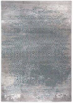 Vintage Vloerkleed Thema 23016-953 Grijs-Blauw-80 x 150 cm