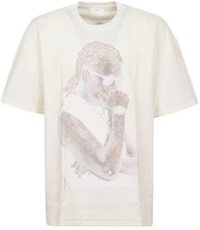 Vintage White Slime T-Shirt 1989 Studio , White , Heren - L,M,S